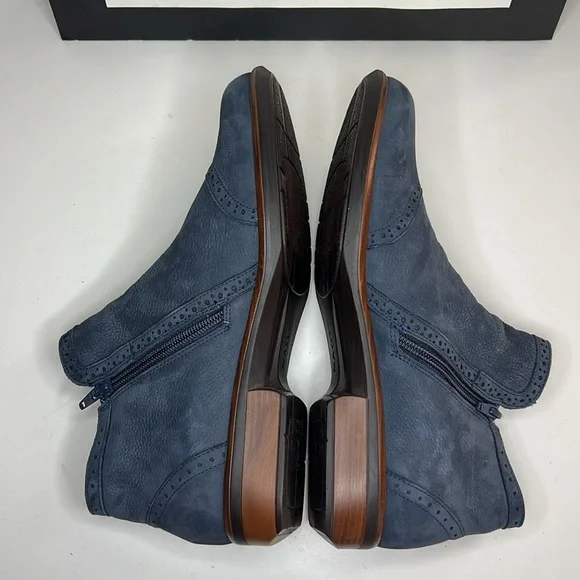 Naot Nefasi Boot Navy Velvet Nubuck Men’s Size US 9 - Picture 11 of 16